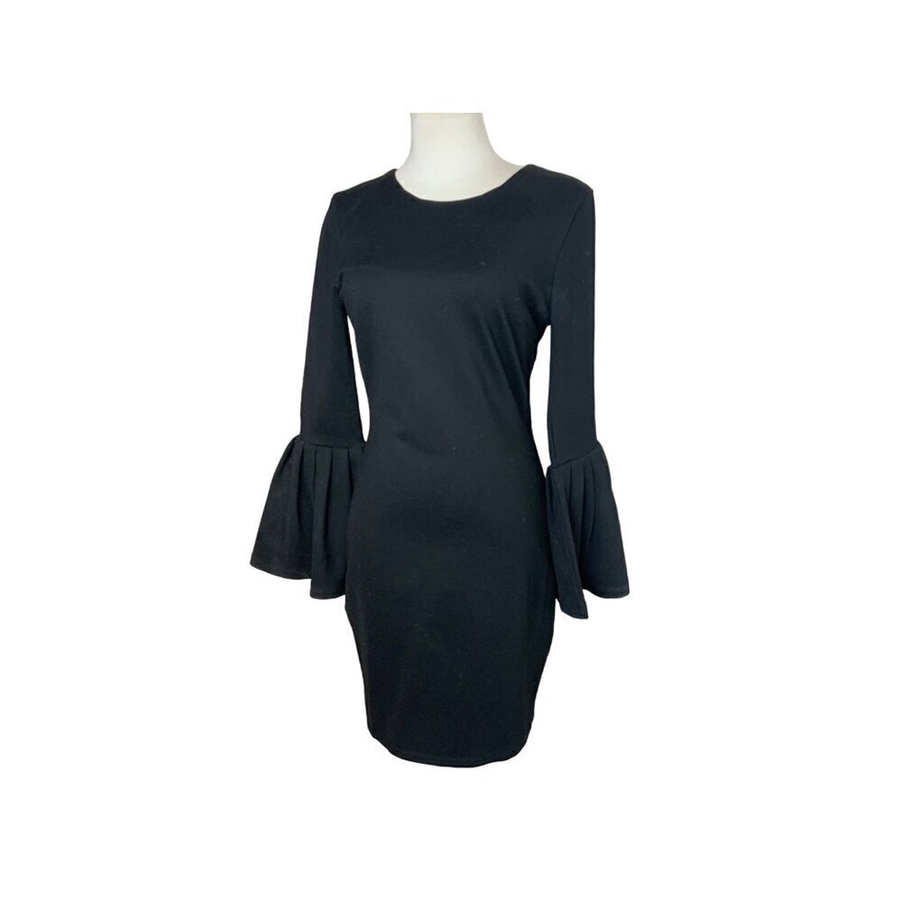 Lulu's Black Gorgeous Black Dress. Size Medium